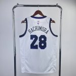 NBA 28 Hachimura Lakers 22-23 city Maillot blanc